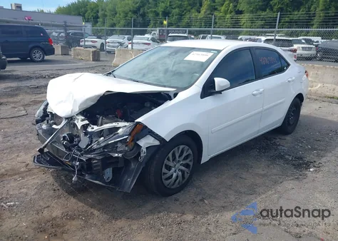 2018 Toyota Corolla Le из США, поврежденный, VIN 2T1BURHE0JC076875